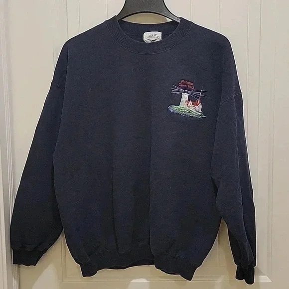 Vintage Canyon Gear Outfitters Pullover Crewneck Blue Size Large - Picture 7 of 7